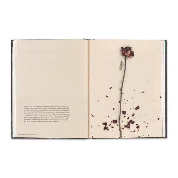 Interior spread of the book In the Beginning: Anselm Kiefer & Photography