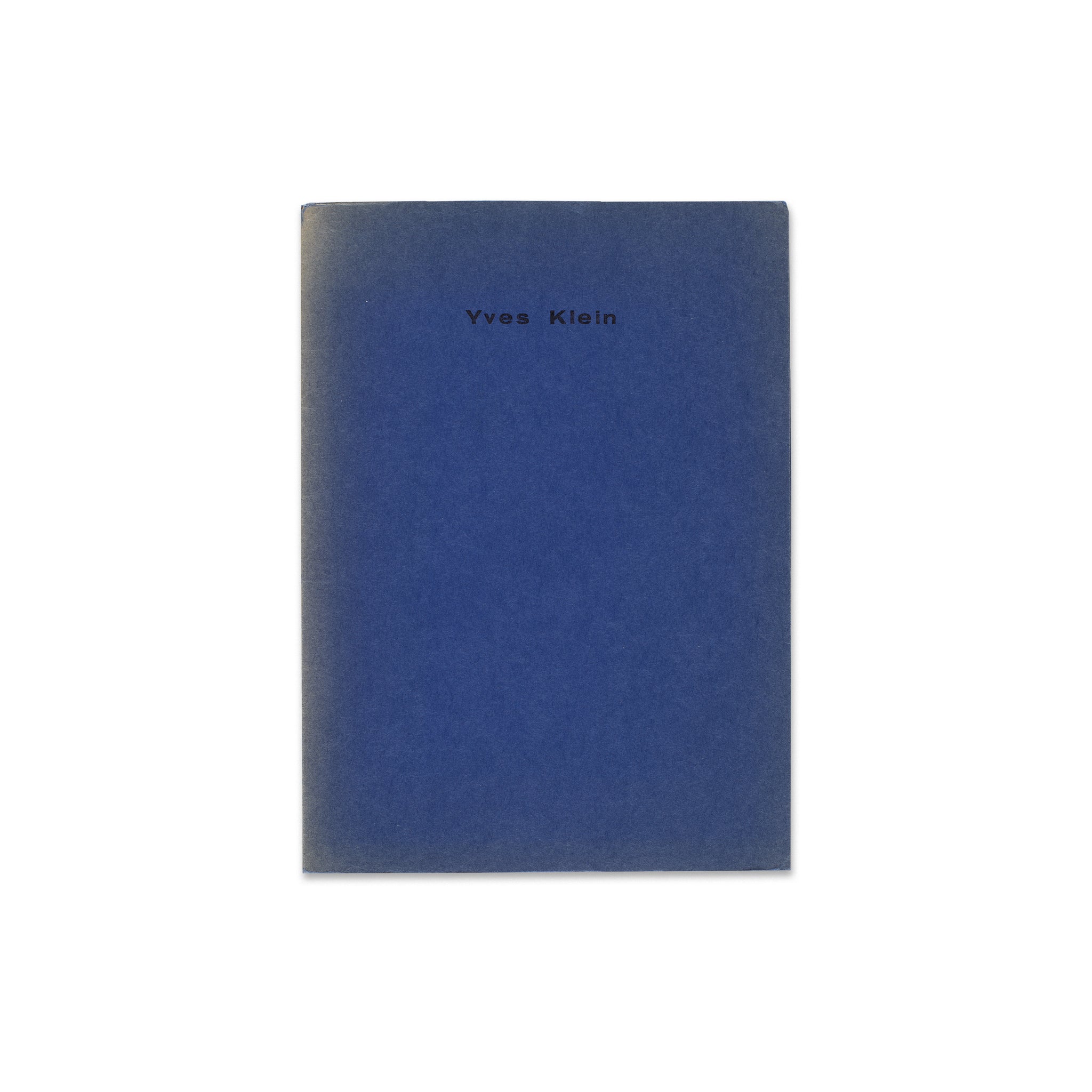 Cover of Yves Klein: Le dépassement de la problématique de l’art rare book