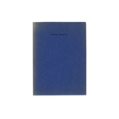 Cover of Yves Klein: Le dépassement de la problématique de l’art rare book