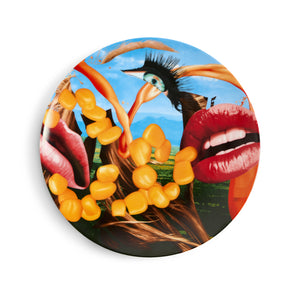 Jeff Koons: Lips Coupe Plate