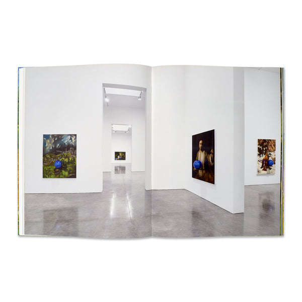Interior spread of Jeff Koons: Gazing Ball Paintings book