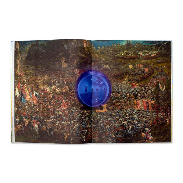 Interior spread of Jeff Koons: Gazing Ball Paintings book