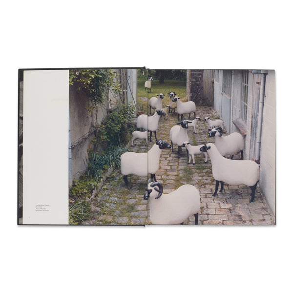 Interior spread of Claude & François-Xavier Lalanne rare book