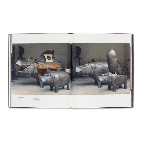 Interior spread of Claude & François-Xavier Lalanne rare book