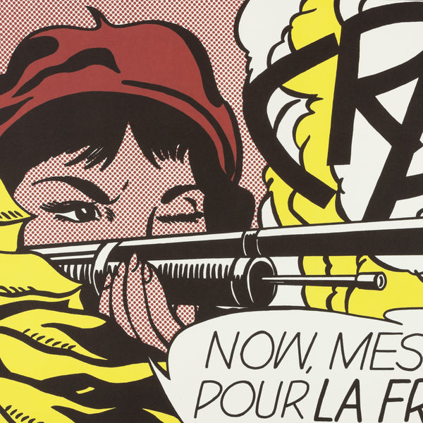 Detail of Roy Lichtenstein: CRAK! rare poster