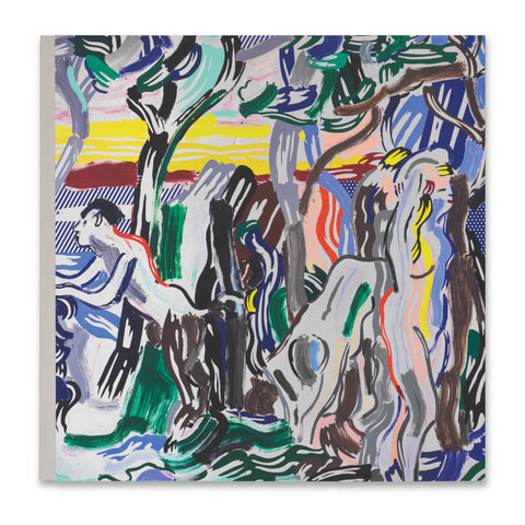 Front cover of Roy Lichtenstein: Painting with Scattered Brushstrokes book