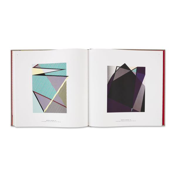 Interior spread of the book Roy Lichtenstein: Perfect/Imperfect
