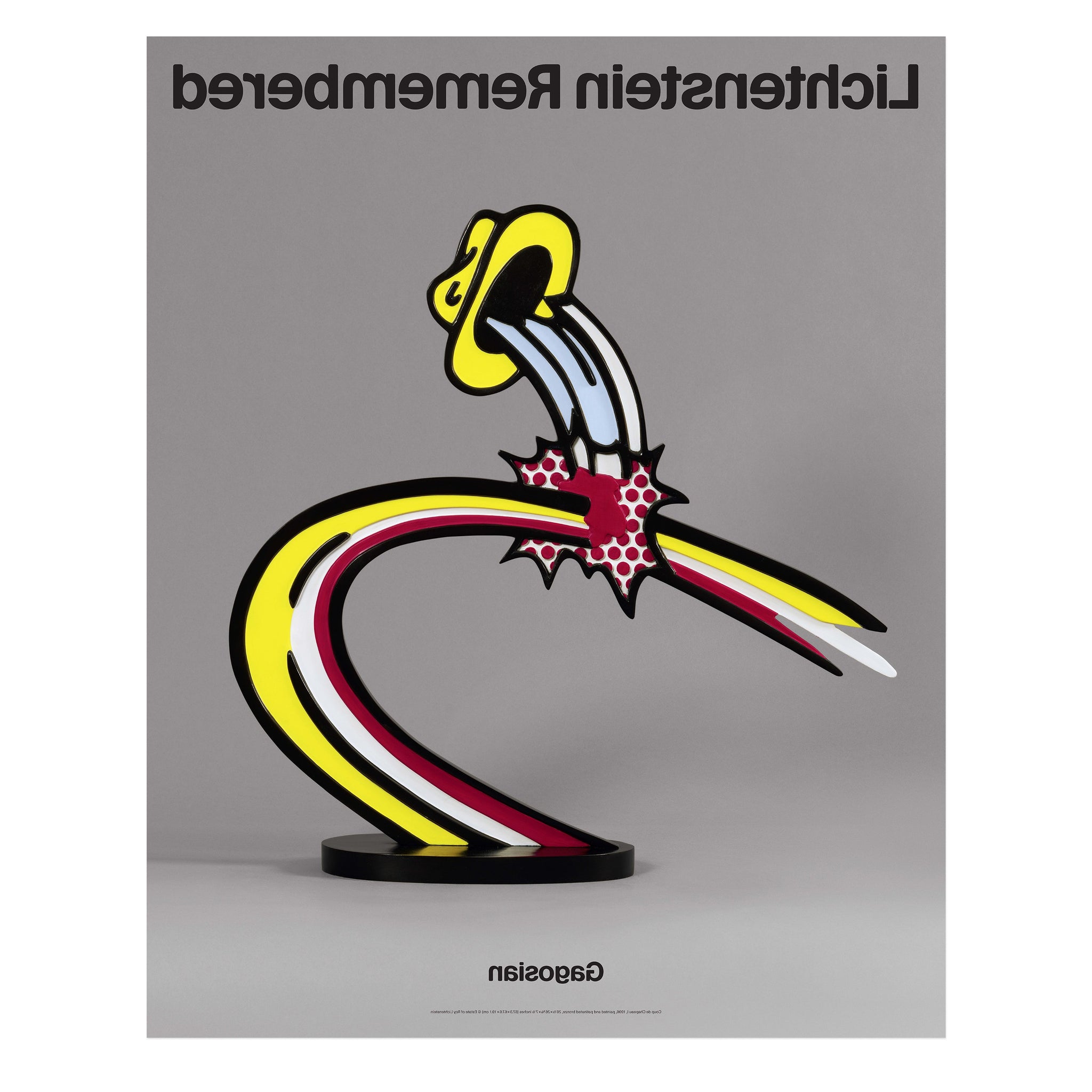 Lichtenstein Remembered Poster | Gagosian Shop