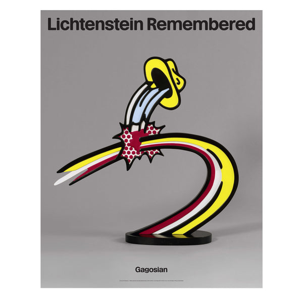 Front of Lichtenstein Remembered poster