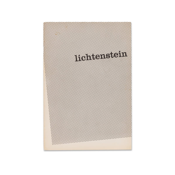 Cover of Roy Lichtenstein Galerie Ileana Sonnabend 1965 Catalogue