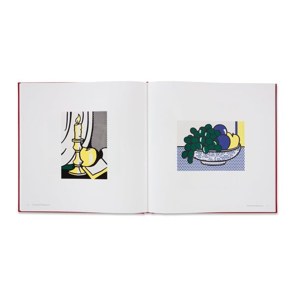 Interior spread of the book Roy Lichtenstein: Still Lifes