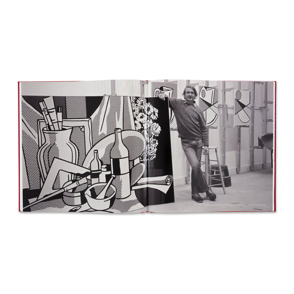 Interior spread of the book Roy Lichtenstein: Still Lifes