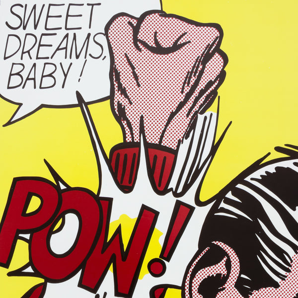 Detail of Roy Lichtenstein: Sweet Dreams Baby! rare poster