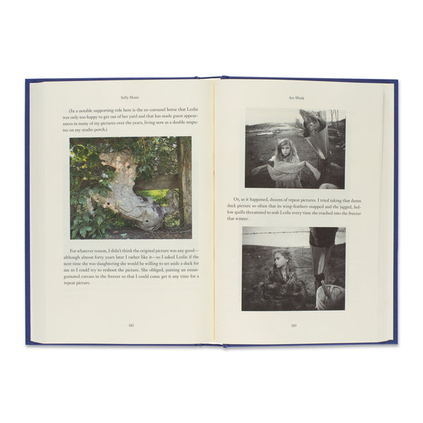 Interior spread of the book Sally Mann: Art Work: On the Creative Life