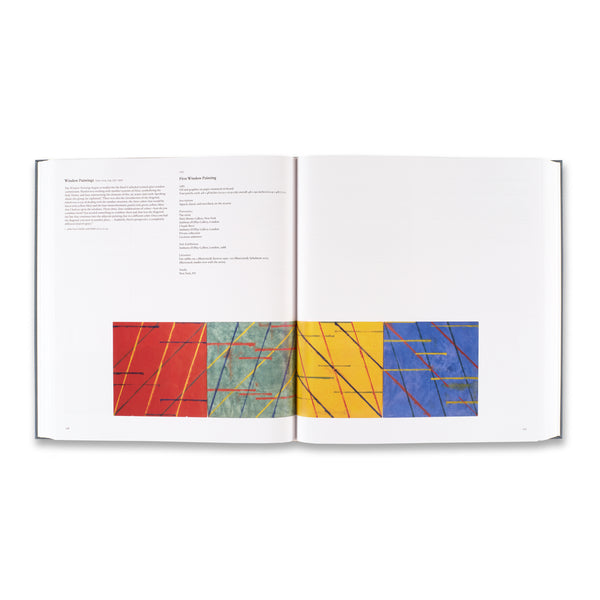 Interior spread of Brice Marden: Catalogue Raisonné of Paintings, 1961–2023 book