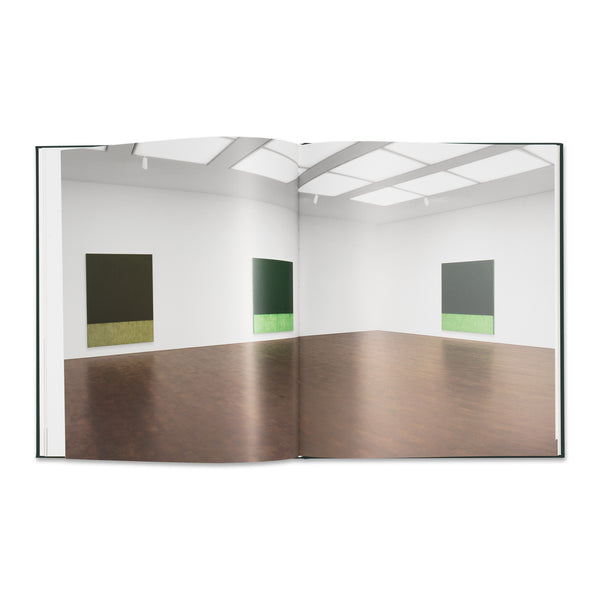 Interior spread of the book Brice Marden, published in 2017