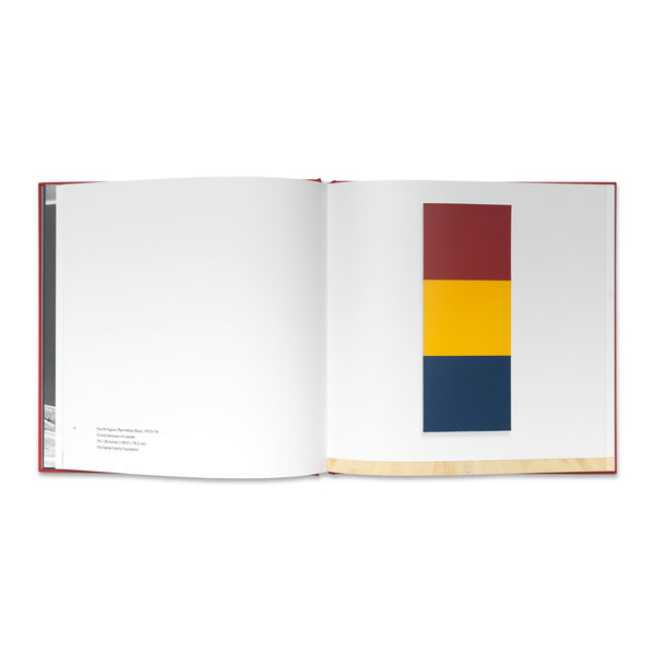 Interior spread of Brice Marden: Red Yellow Blue book