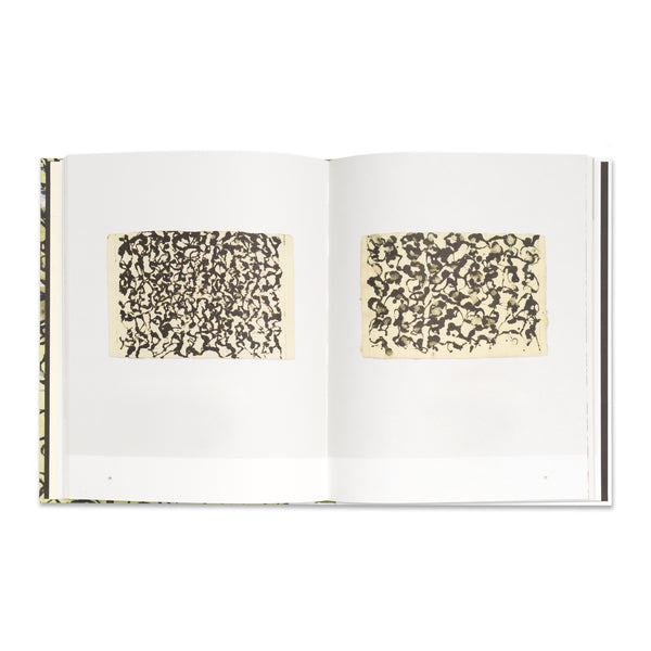 Interior spread of Think of Them as Spaces: Brice Marden’s Drawings book