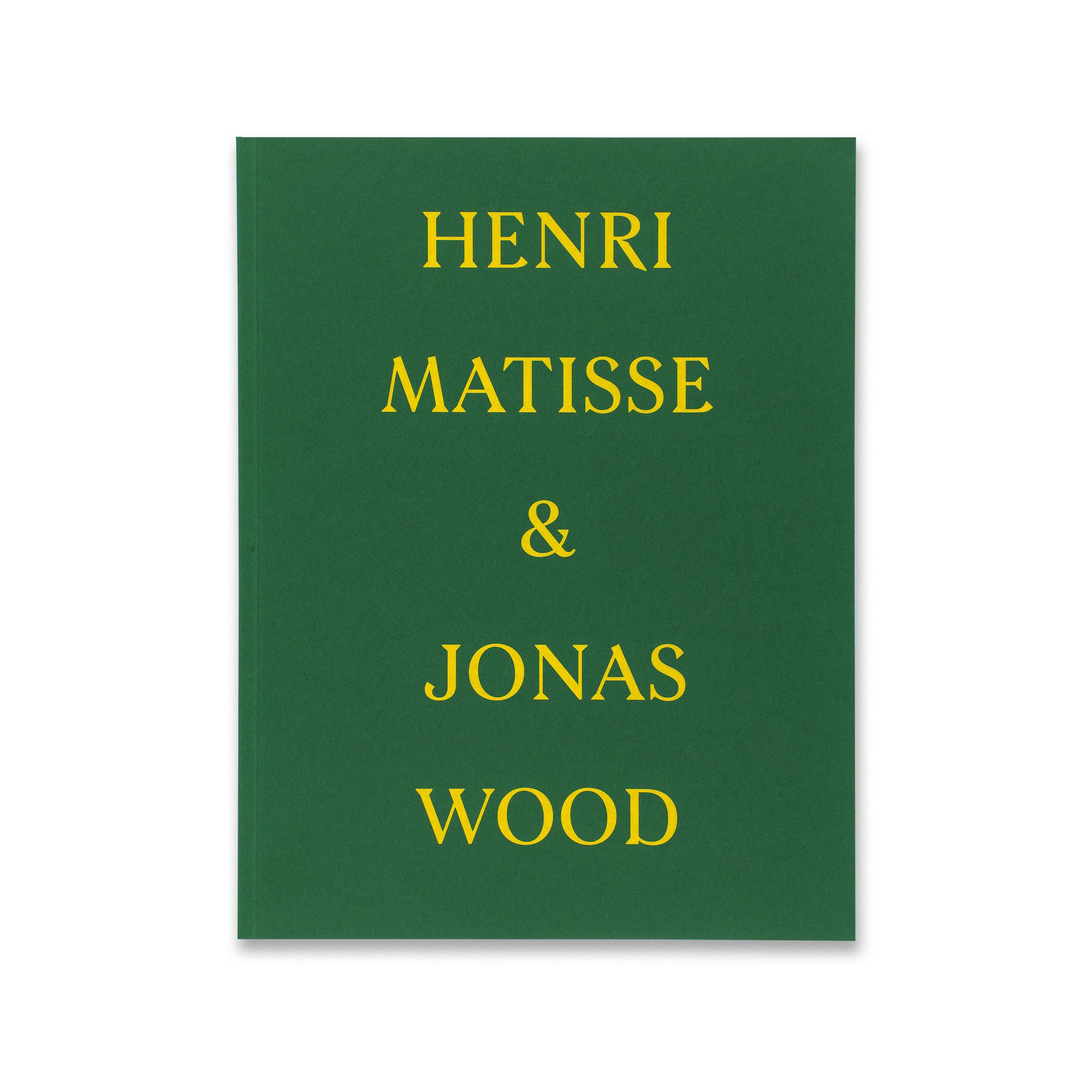 Front cover of Henri Matisse & Jonas Wood book