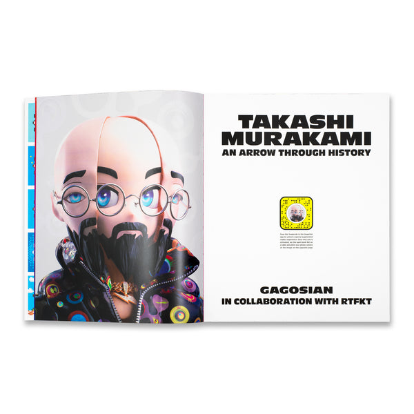 Interior spread of Takashi Murakami: An Arrow through History book