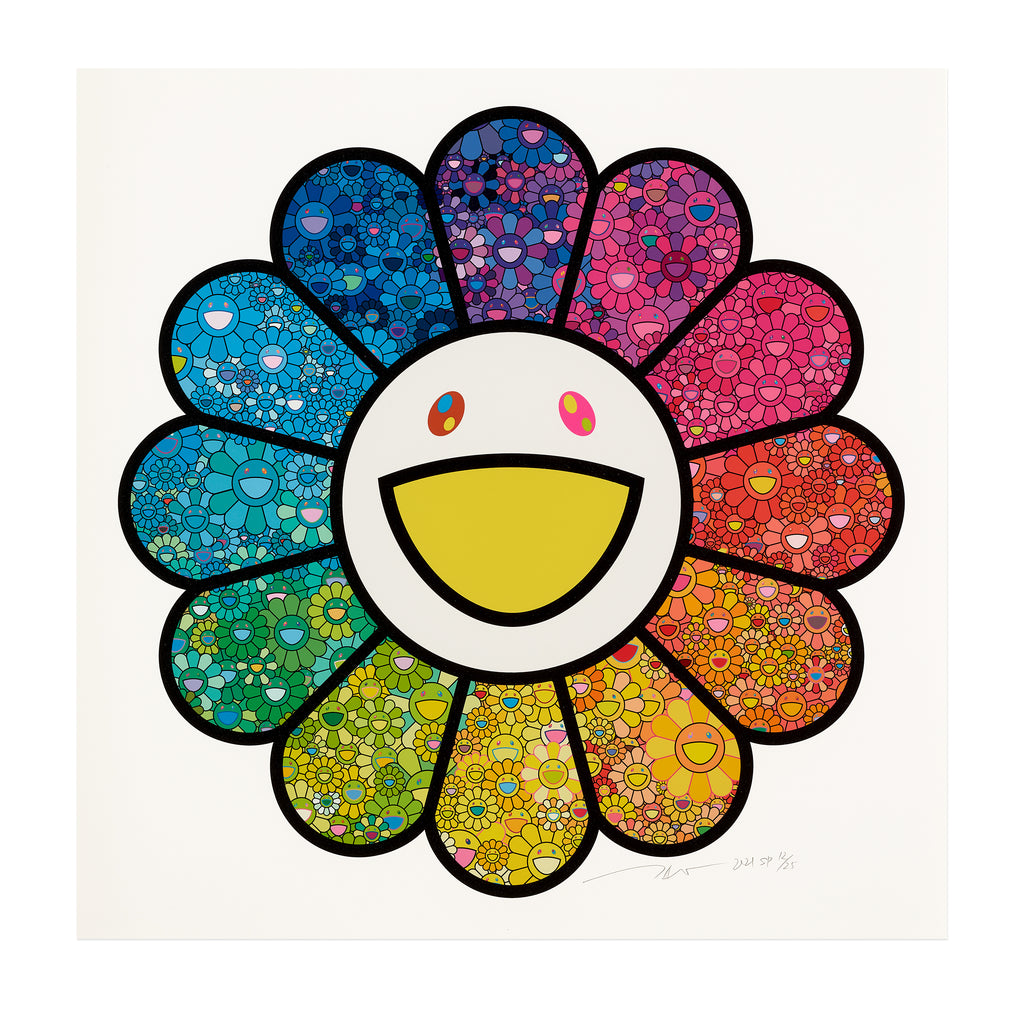 Murakami Patterns Takashi Murakami: Flower Sparkles! Print | Gagosian Shop