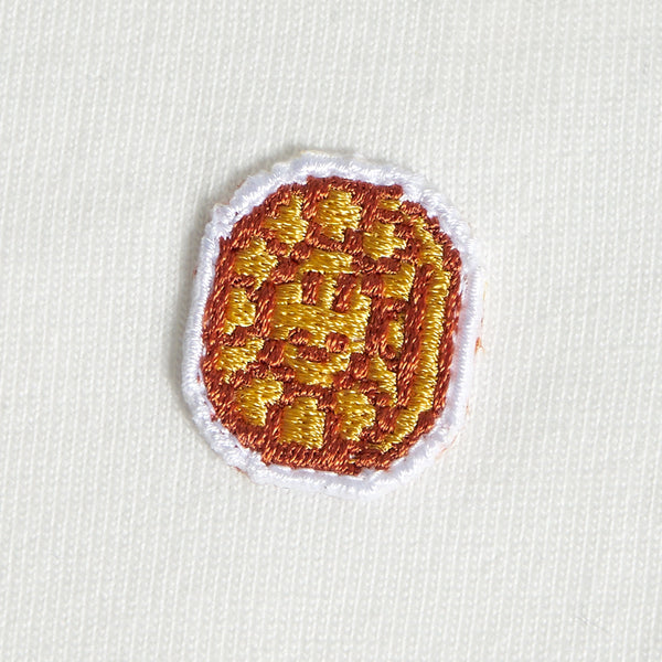 Detail of Takashi Murakami × Gagosian Flower Jet Coin T-shirt