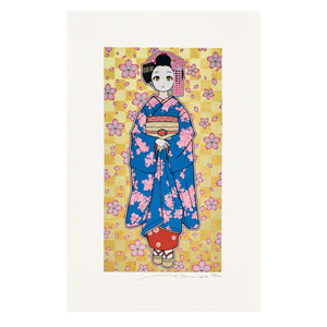 Takashi Murakami: Maiko-san Tanzaku screen print