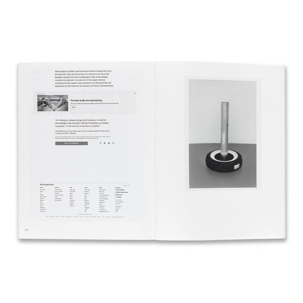 Interior spreads of Cady Noland: The Clip-On Method book, Volume 1