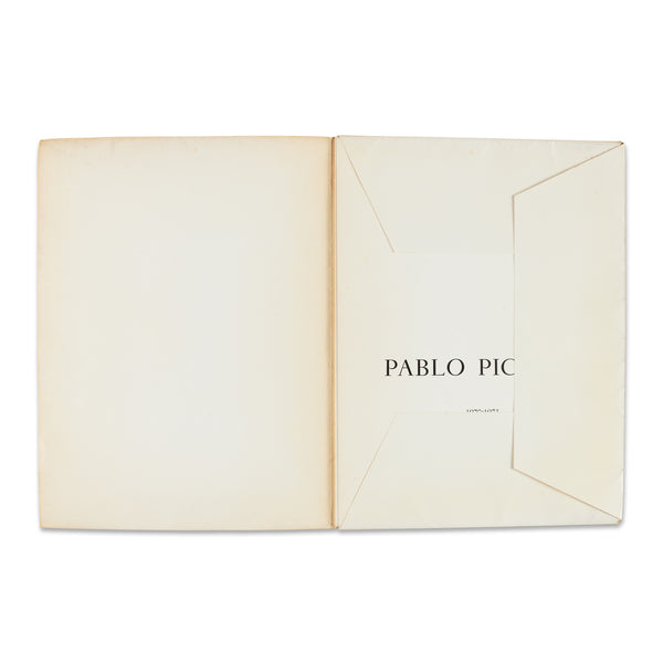 Interior spead of Exposition Picasso 1970–1972 folio