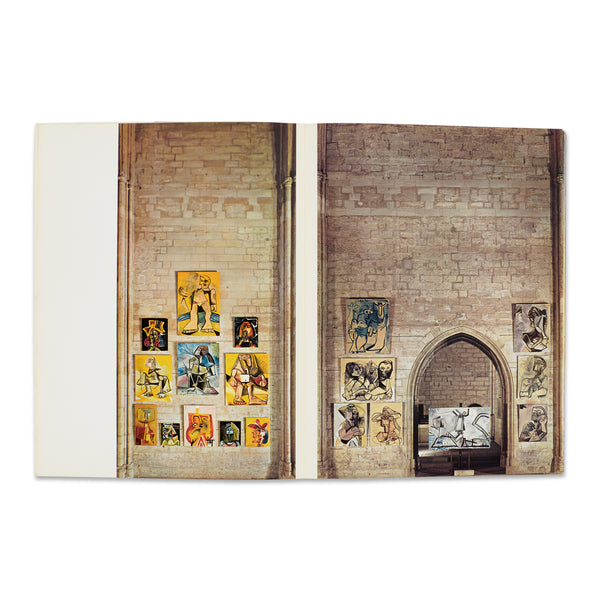 Interior spread of Exposition Picasso 1970–1972 folio