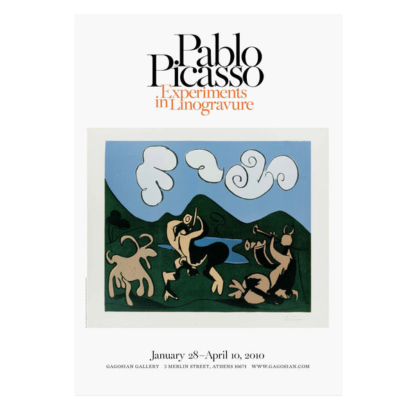 Pablo Picasso: Experiments in Linogravure Poster | Gagosian Shop