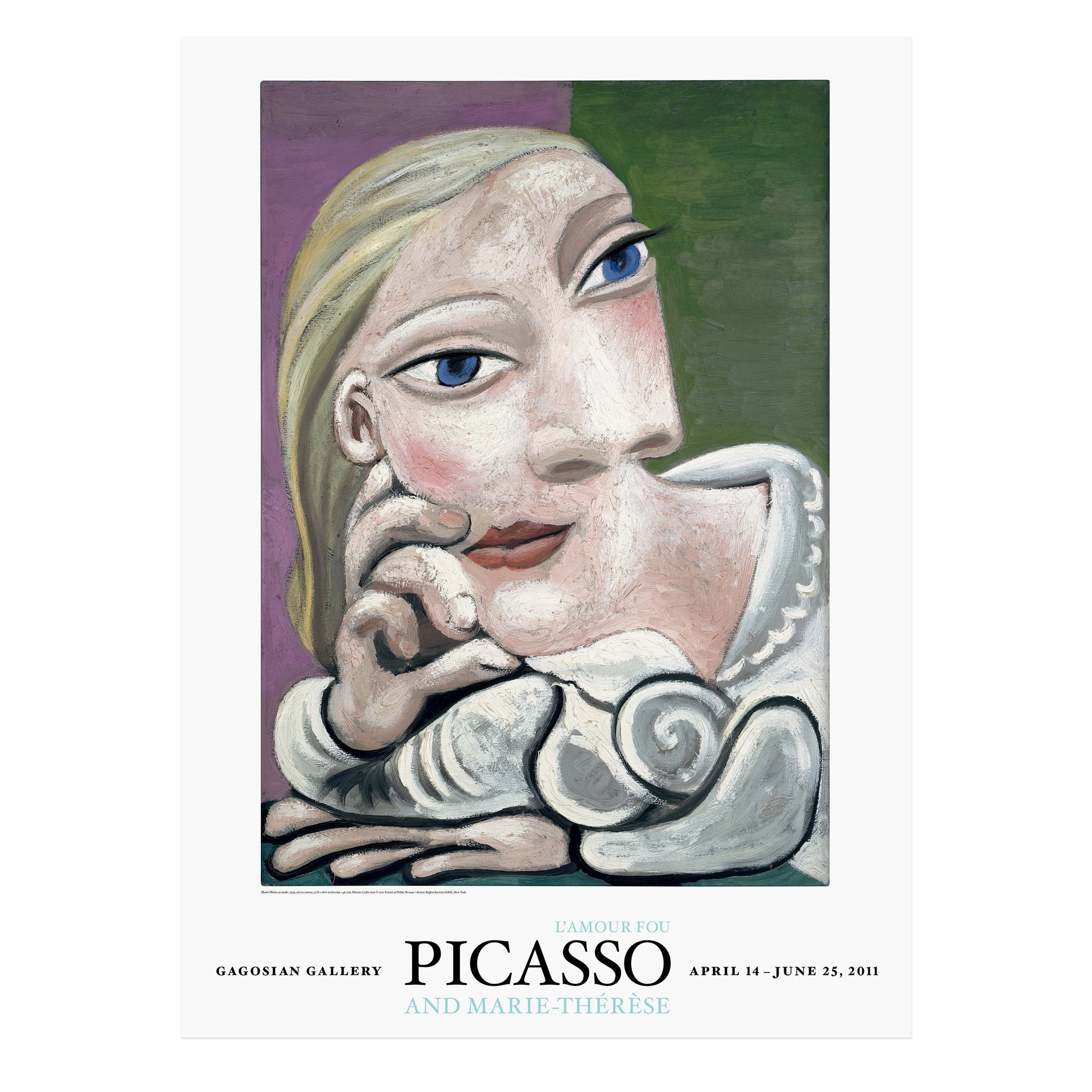 Picasso and Marie-Thérèse: L’amour fou poster featuring Marie-Thérèse accoudée (1939)