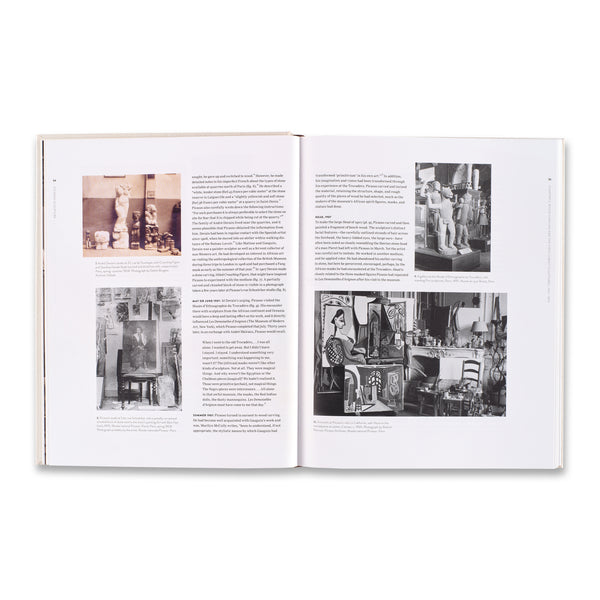 Interior spread of Picasso Sculpture book