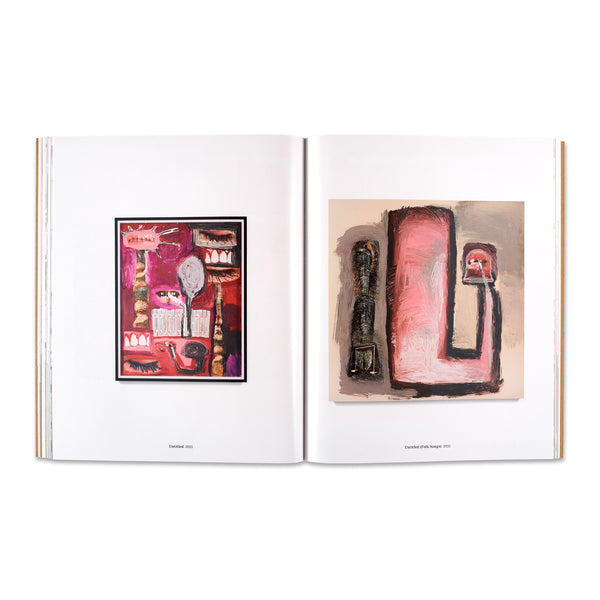 Interior spread of Richard Prince: Folk Songs book