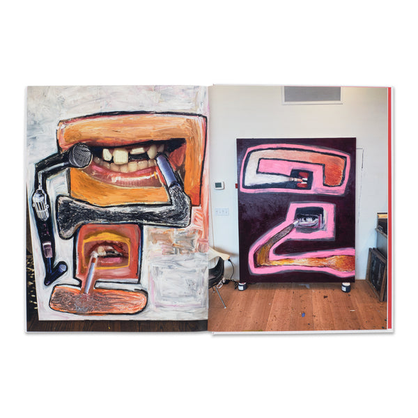 Interior spread of Richard Prince: Folksongs book