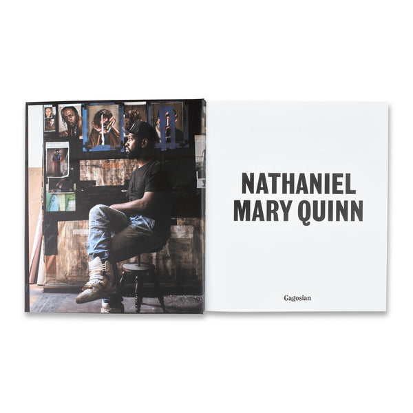 Interior spread of the Nathaniel Mary Quinn monograph