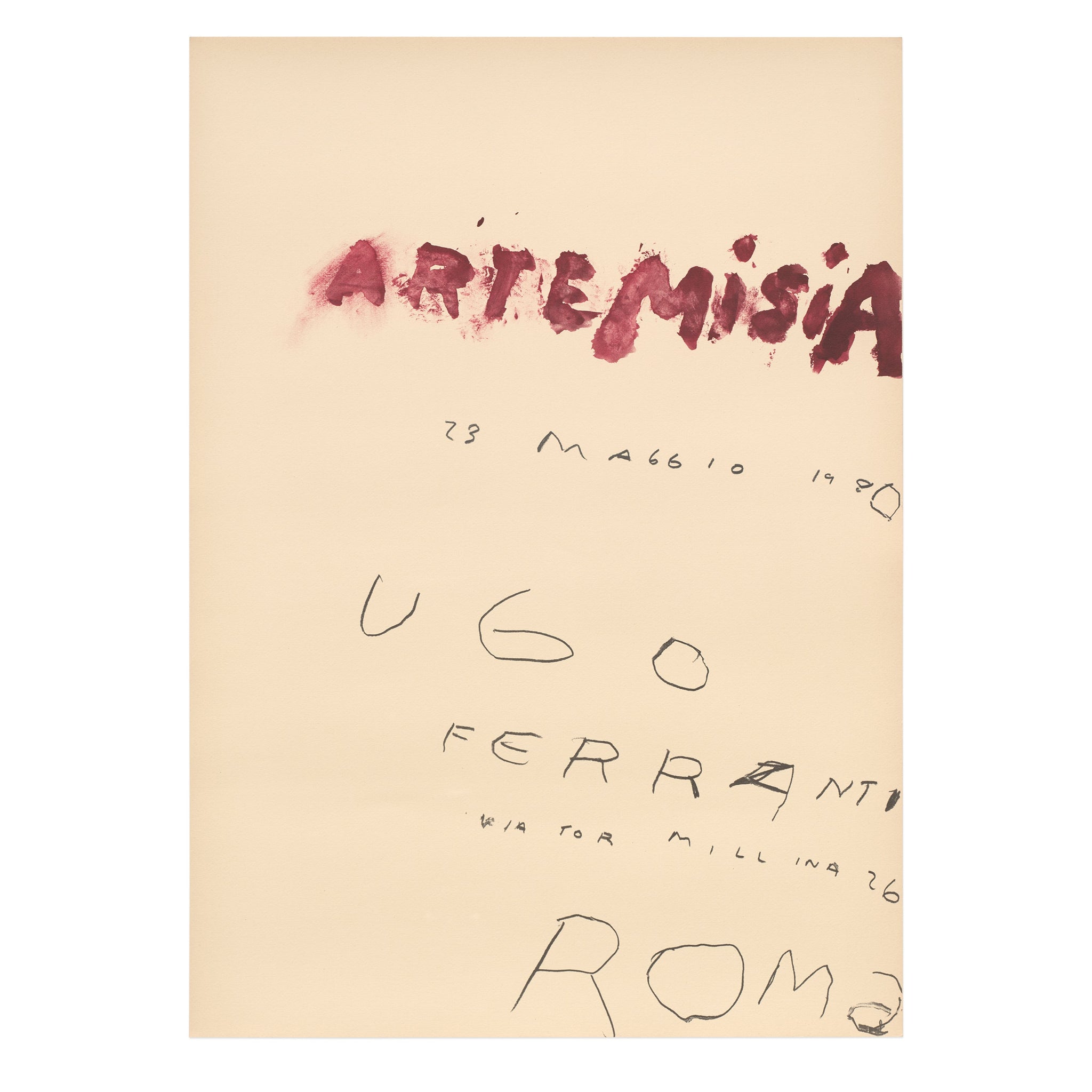 Cy Twombly Poster | Gagosian Shop