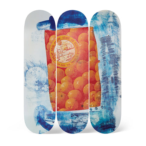 Robert Rauschenberg: Banner Skateboard Decks