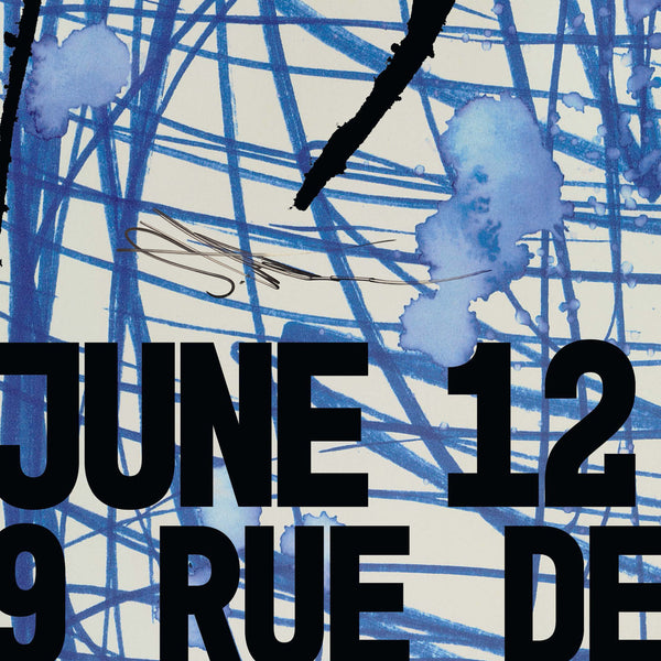 Detail of Sterling Ruby: TILL DEATH DO US PART poster signed by the artist
