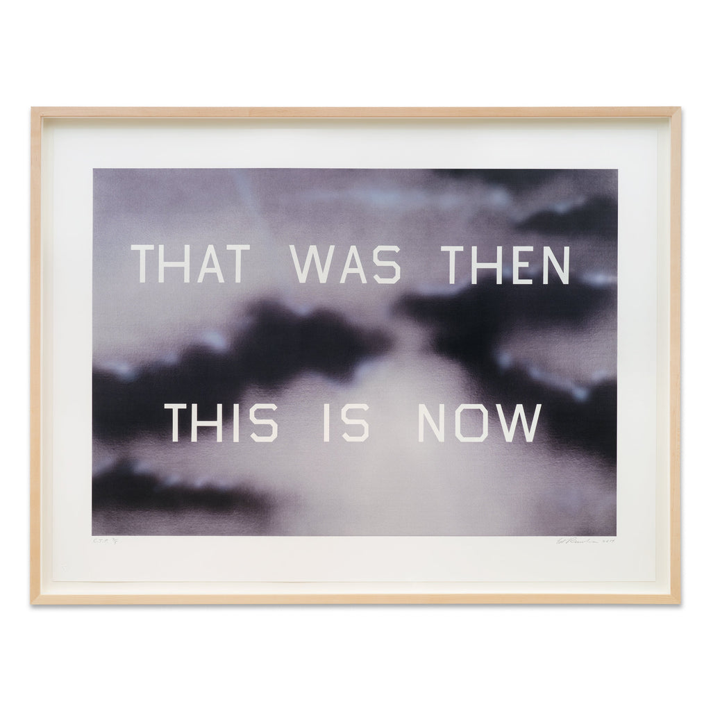 Ed Ruscha: That Was Then This Is Now Print | Gagosian Shop