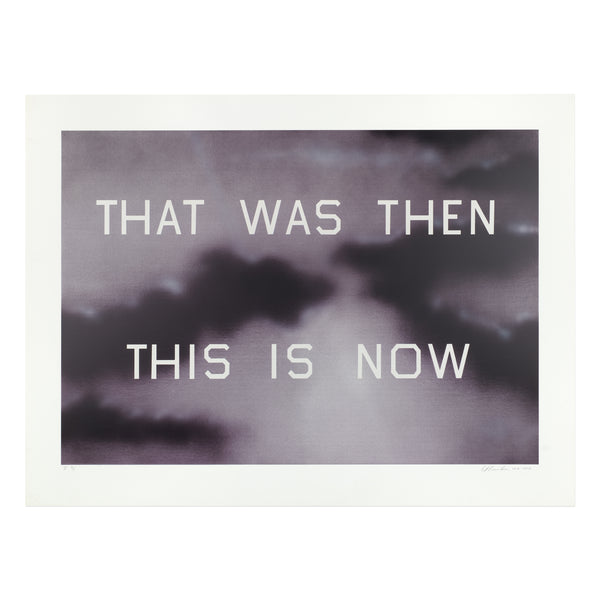 Ed Ruscha: That Was Then This Is Now II print