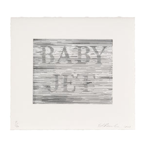 Ed Ruscha: Baby Jet etching