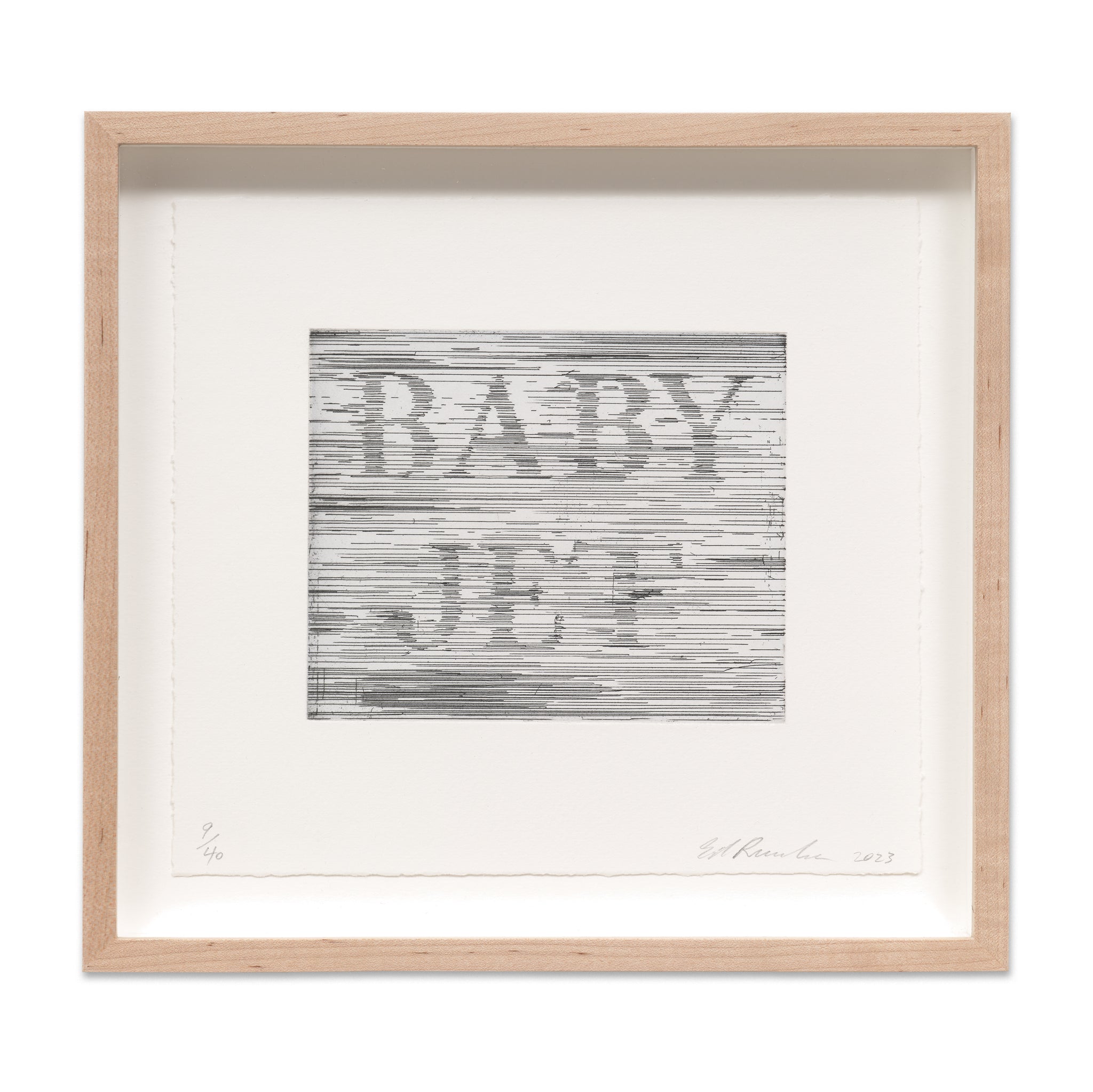Ed Ruscha: Baby Jet Etching | Gagosian Shop
