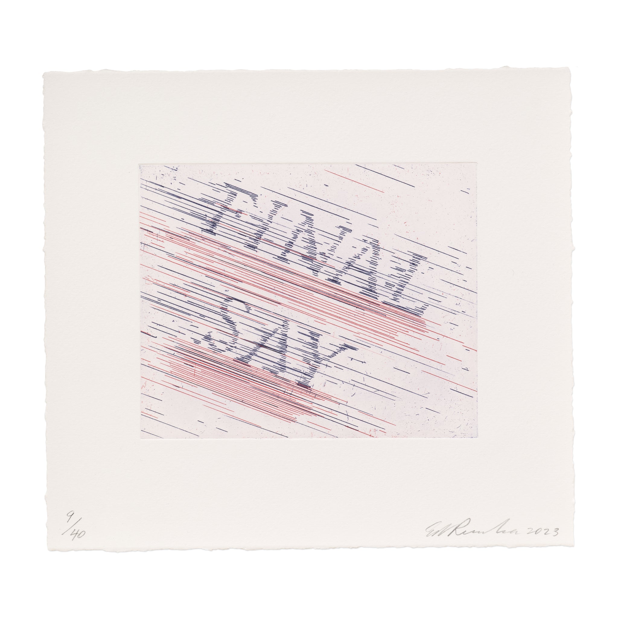 Ed Ruscha: Final Say etching