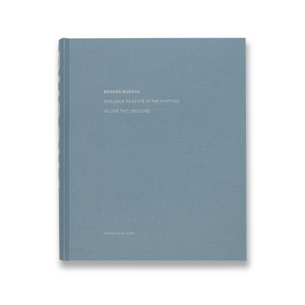 Cover of Edward Ruscha Catalogue Raisonné of the Paintings: Volume Two, 1971–1982 
