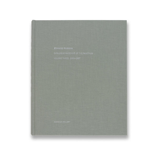 Cover of Edward Ruscha Catalogue Raisonné of the Paintings: Volume Three, 1983–1987