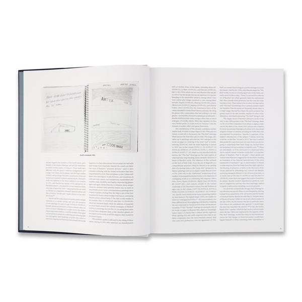 Interior spread of the catalogue raisoné Edward Ruscha Catalogue Raisonné of the Works on Paper: Volume Two, 1977–1997