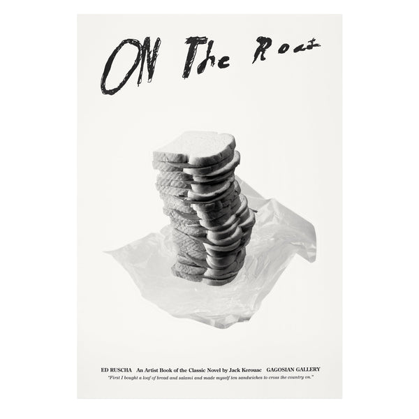 Ed Ruscha: On the Road print featuring a stack of sandwiches