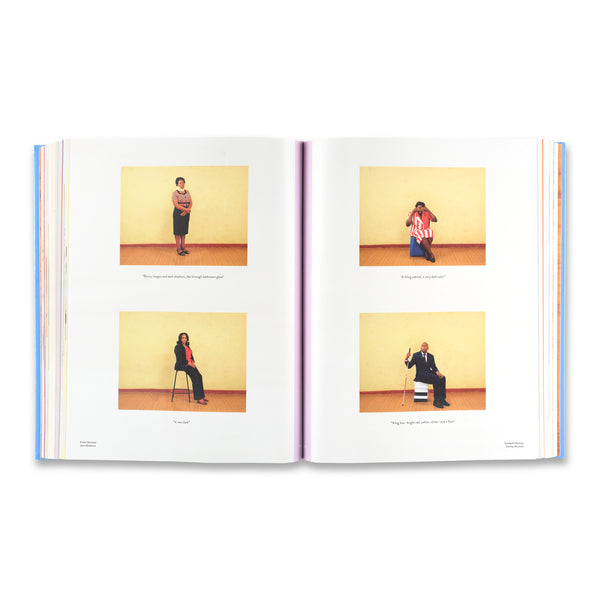 Interior spread of Taryn Simon: Father Country I Do Love You book