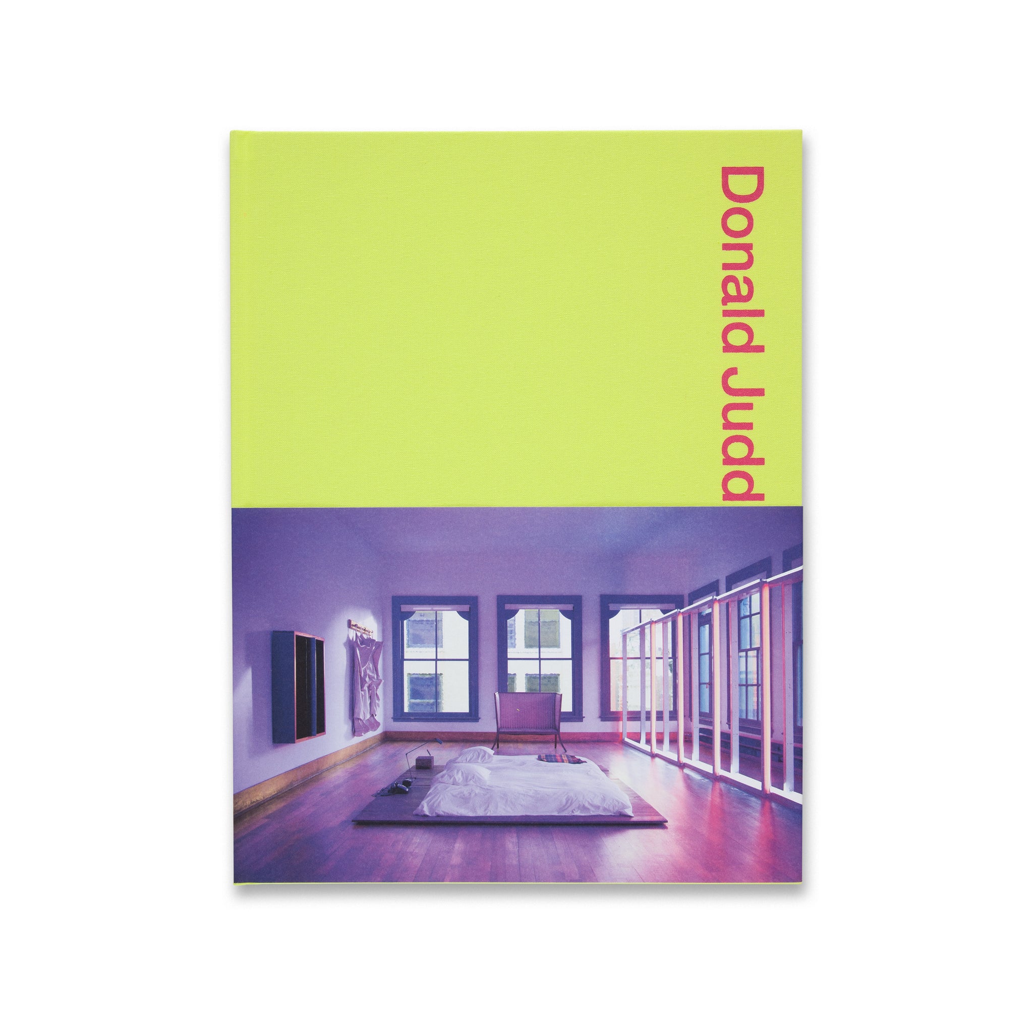 Front cover of the book Donald Judd Spaces with bellyband